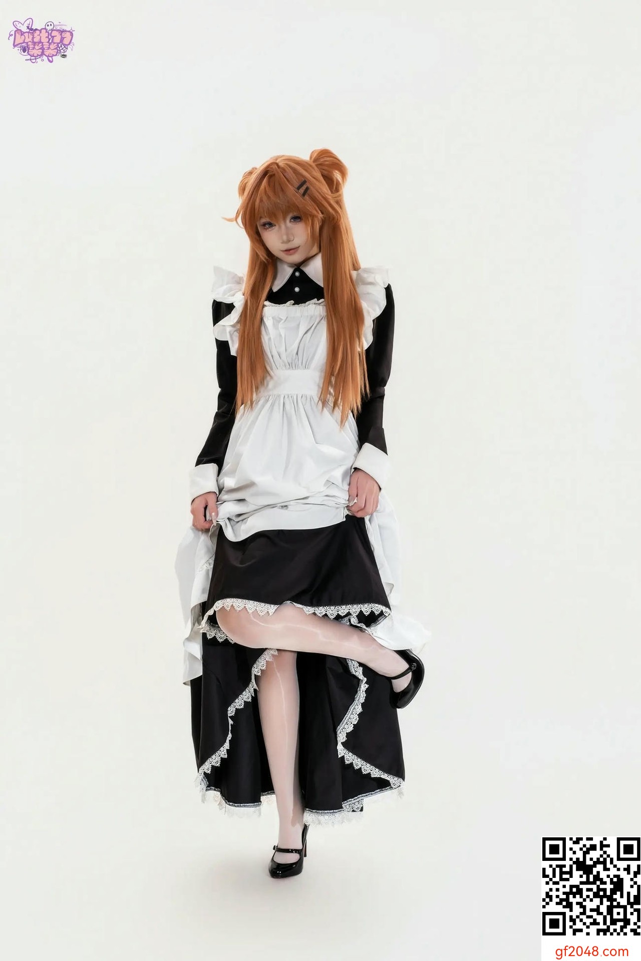 【網路收集系列】[Cosplay]柒柒要乖哦 - EVA 明日香女僕【68P】