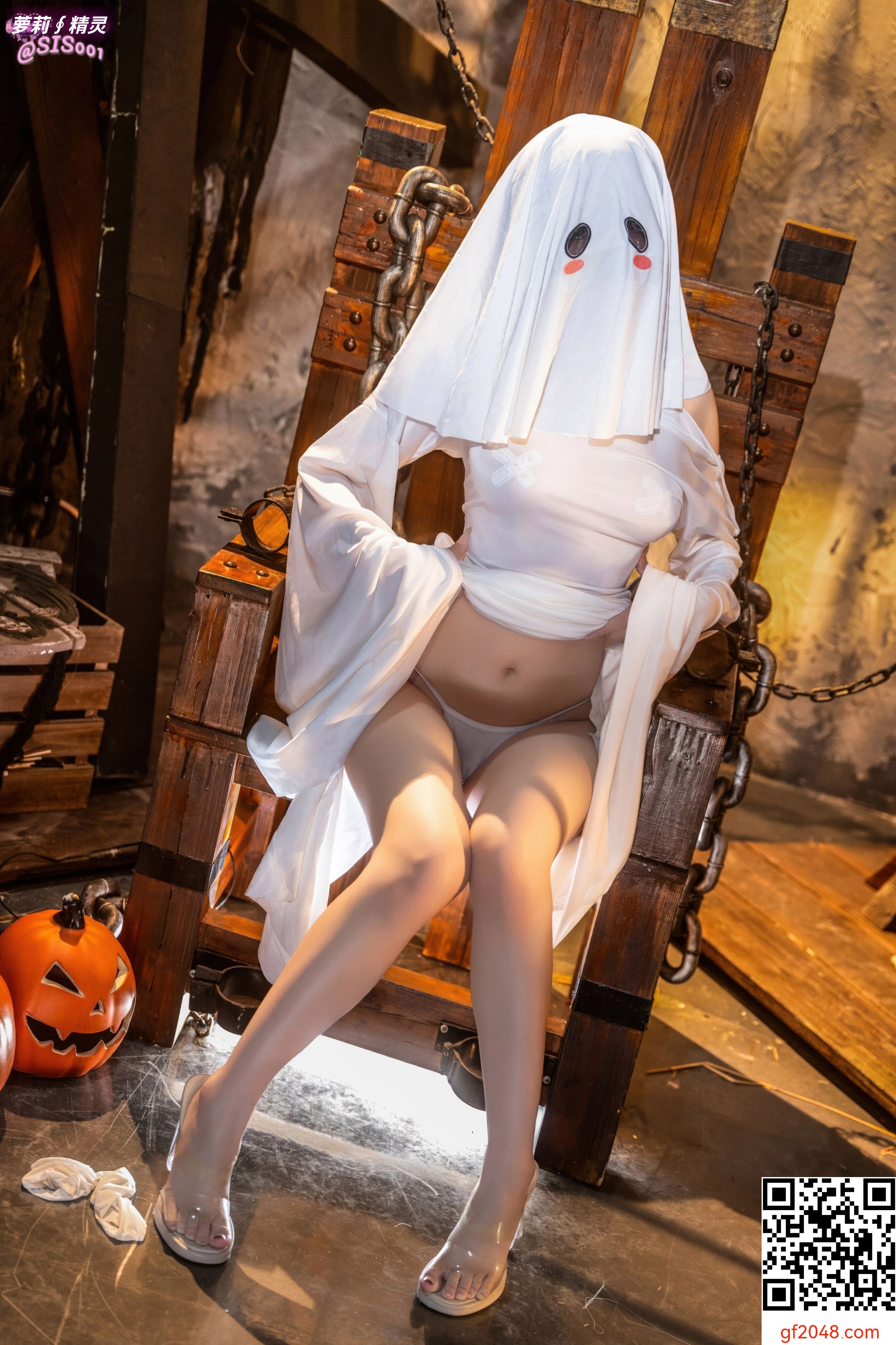【达人组出品】Coser@柒柒要乖哦 - 幽灵娘 [87P]