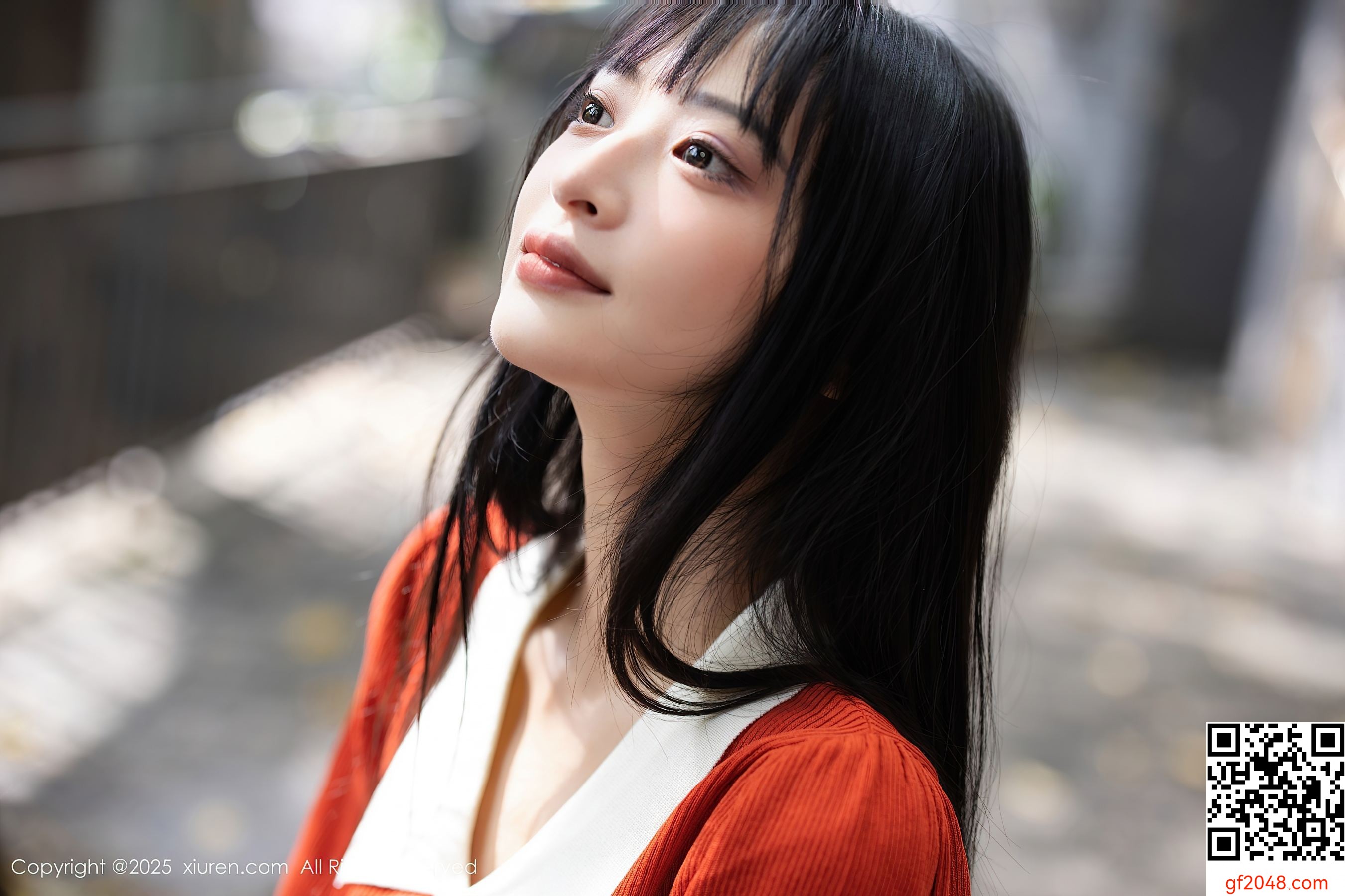 [XiuRen秀人网] No.10247 茂木希子 橙色T恤