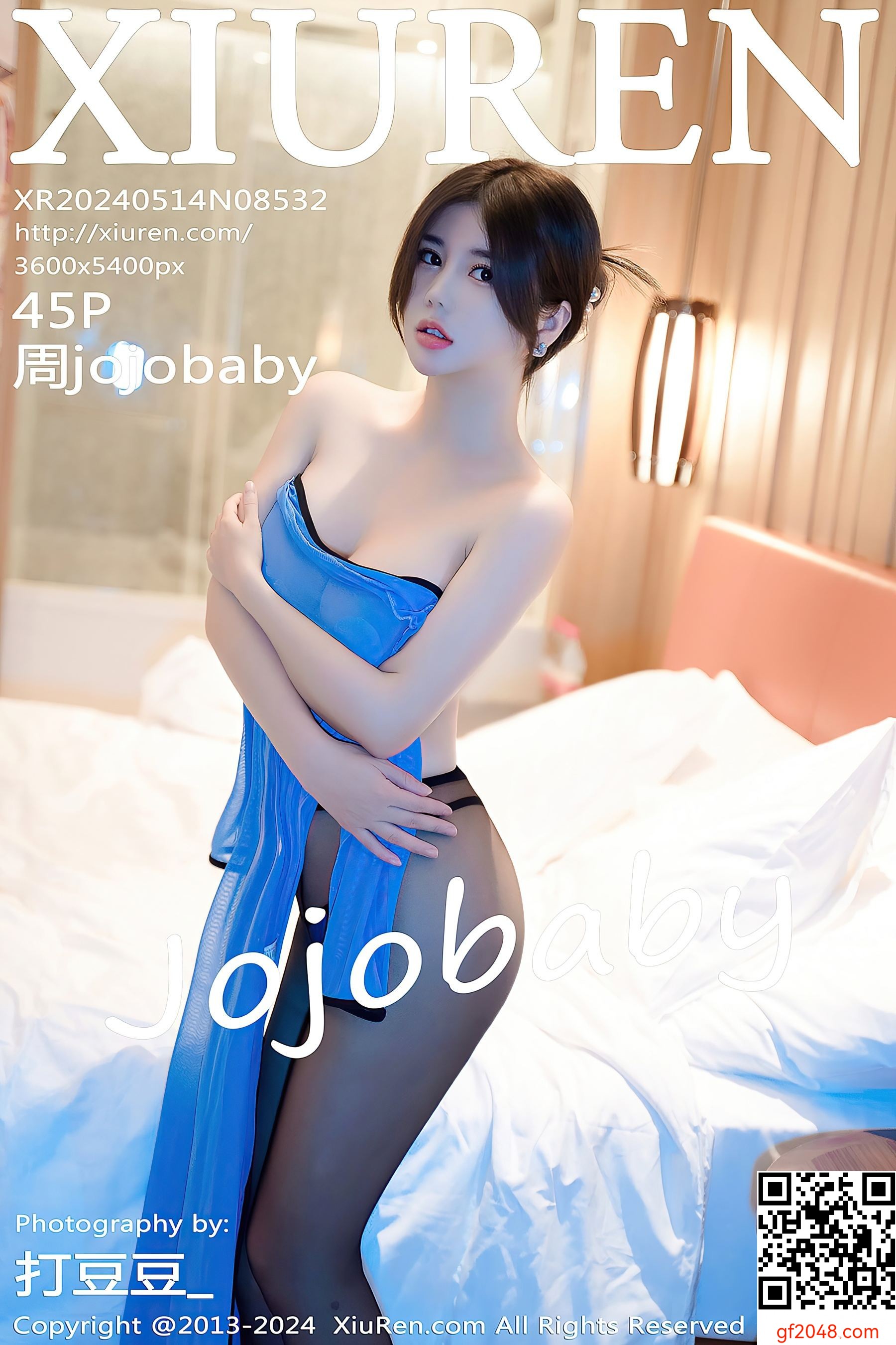 [XiuRen秀人网] No.8532 周jojobaby 黑丝美腿