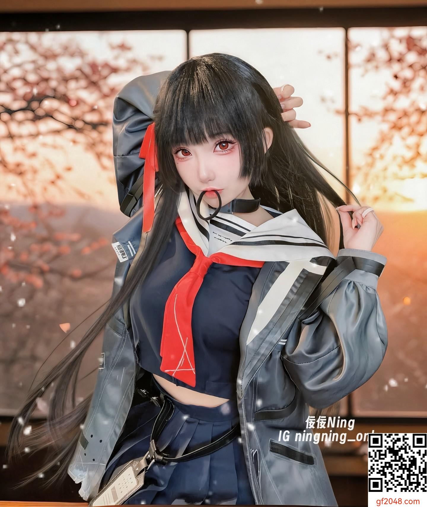 衝擊視覺！Ning 角色扮演 白皙透亮、波濤洶湧的驚人深溝巨乳 核彈級福利畫面