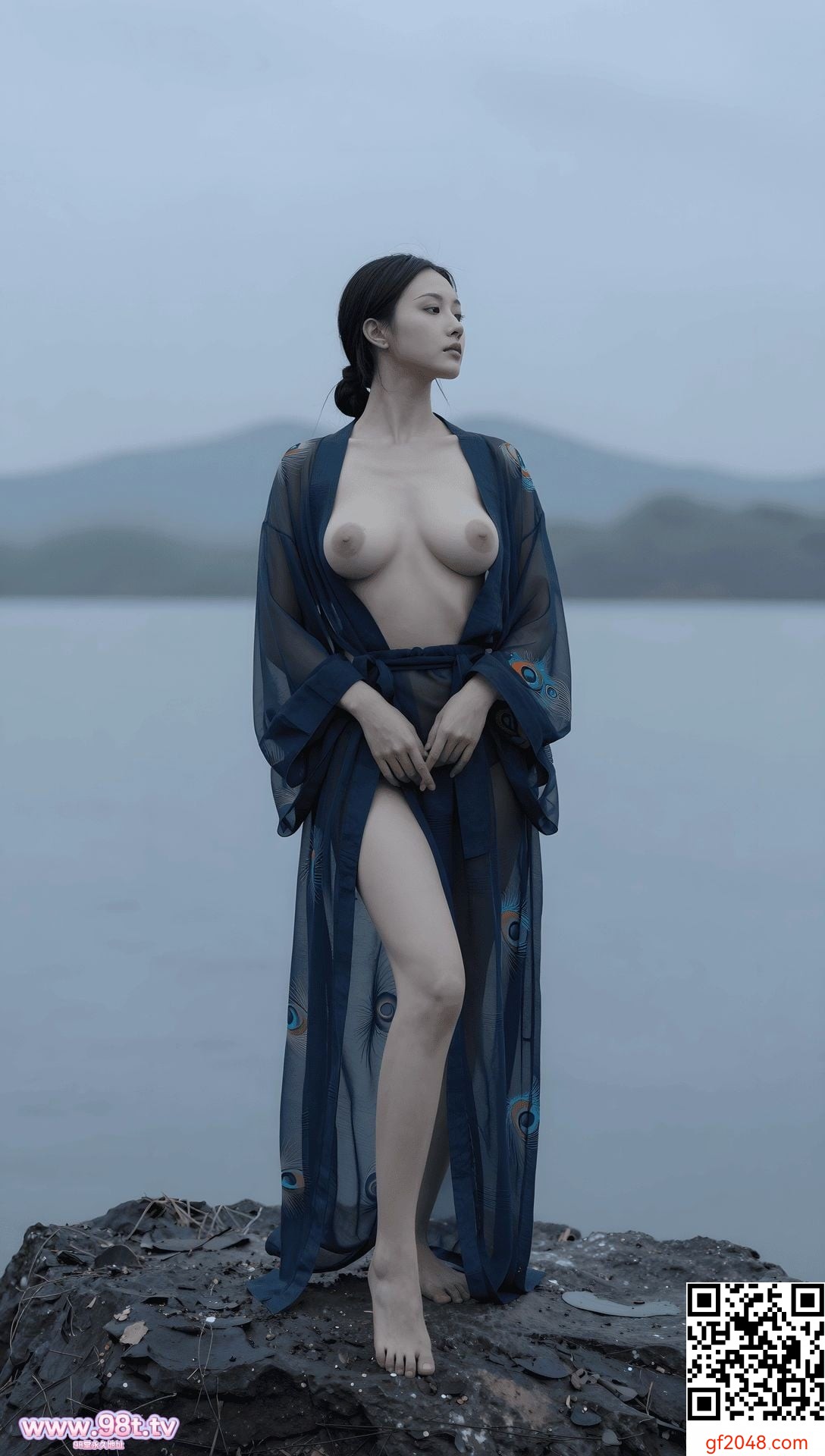 幻姬物语 - 雾湖孤伞，薄纱下美好的双乳[31P]
